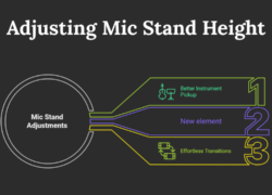 Adjusting Mic Stand Height