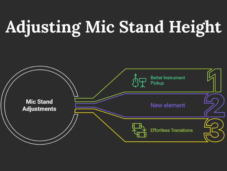 Adjusting Mic Stand Height