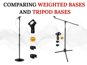COMPARING WEIGHTED BASES AND TRIPOD BASES